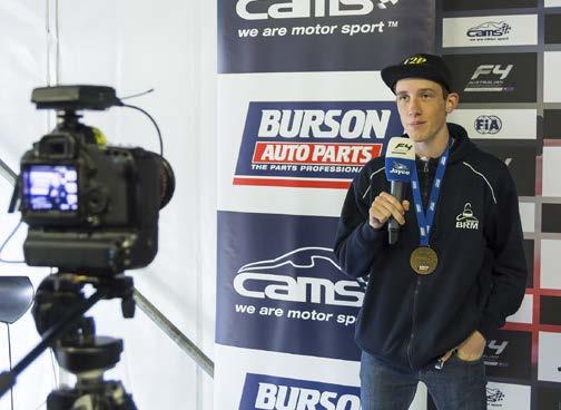 Award is open to drivers under the age of 18 competing in the CAMS