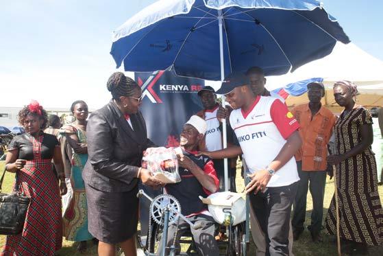 Having earmarked disability as a national priority with low intervention structures, Kenya Re initiated the Niko Fiti CSR program to spearhead this cause.