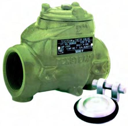 C-3 SERIES CHECK VALVES 316 SS TRIM STANDARD NOW THE BEST HAS BECOME EVEN BETTER For years TEXSTEAM has been the check valve the oil industry has relied on for quality, dependability and years of