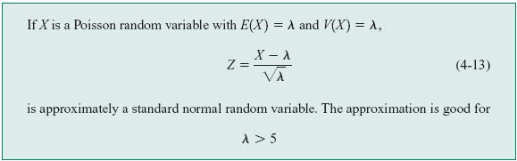 4-7 Normal Approximation to the Binomial and Poisson