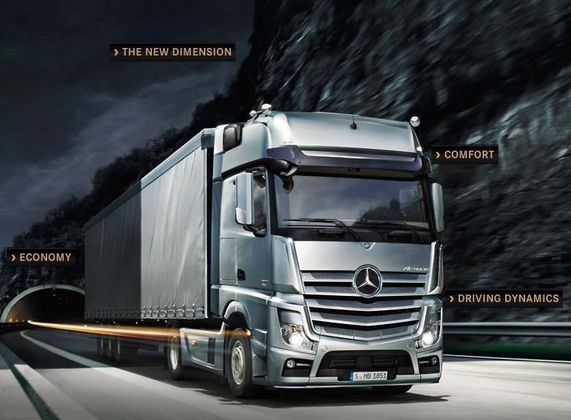 Daimler Trucks Product highlight the new Actros Investment More than 1 billion invested in the vehicle s complete development Another 1 billion invested in production locations, equipment and tools
