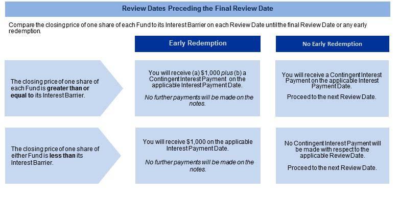 How the Notes Work Payments in Connection with Review Dates Preceding the Final Review Date Payment at Maturity If the Notes Have Not Been Redeemed Early Total