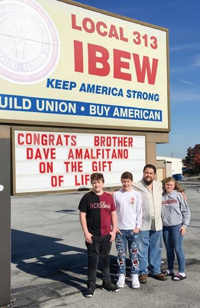 Our family has more than 91 years of elected service to our local union between the generations. In 2003, I was tasked with helping the IBEW statewide by accepting a gubernatorial appointment.