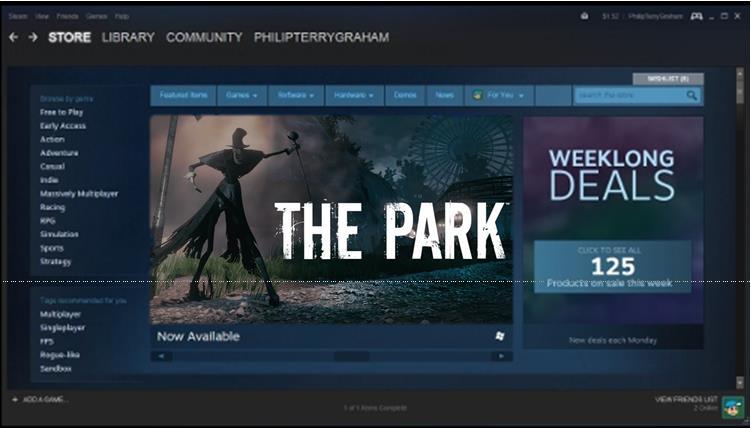Screenshot of the Steam Client in March 2015 Valve does not share all of its market data with the public, and all partners have to sign nondisclosure agreements before entering into partnerships.
