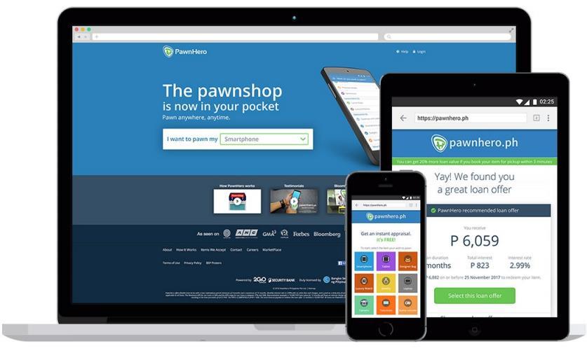 PROJECT OVERVIEW What is PawnHero? The first online pawn shop in Southeast Asia. It tries to address the issue of expensive credit.