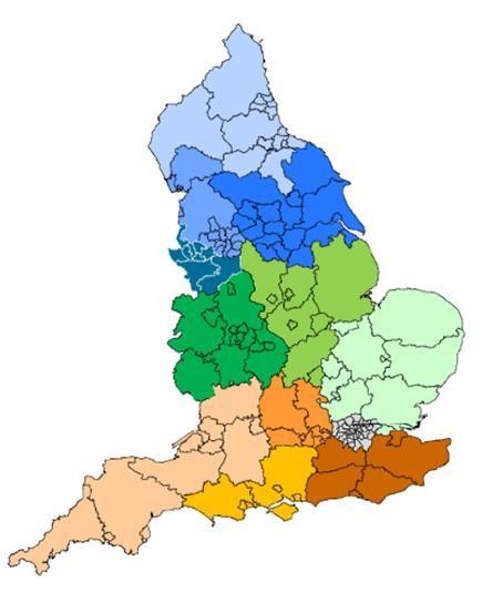 Intro Needs Finance Activity Workforce Introduction Strategic Clinical Network Regions This is a map of the Strategic Clinical Network (SCN) regions which are used for the analysis in this report
