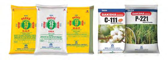 We have a complete suite of agri solutions and we cover close to 85 percent of the arable land of India. Our brand Paras is one of India s leading fertiliser brands.