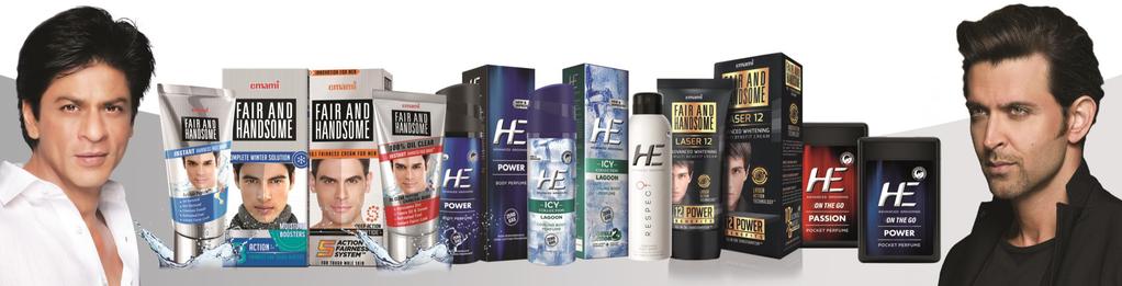 Male Grooming Range Brand Snapshot Product Portfolio Penetration levels Endorsed by 4% (Men s Fairness Cream) 8% (Deodorants) Shah Rukh Khan, Hrithik Roshan Shahid Kapur Fair and Handsome Fairness