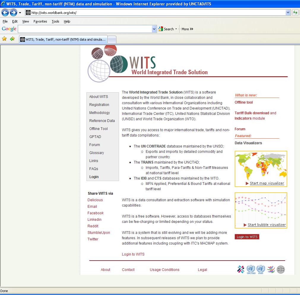 Login to WITS
