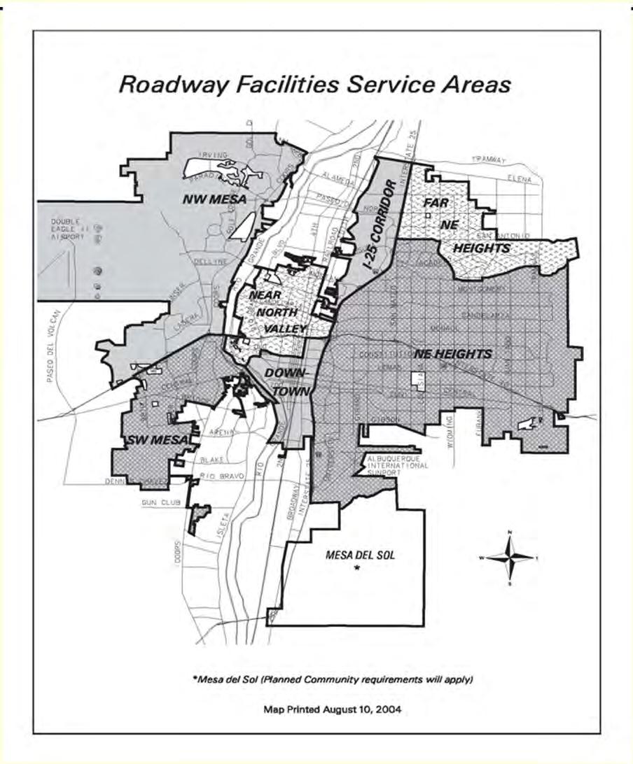 Albuquerque Service Areas Figure 1.
