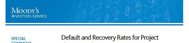Default and Recovery Study - Project Finance bank loans» Moody's published a