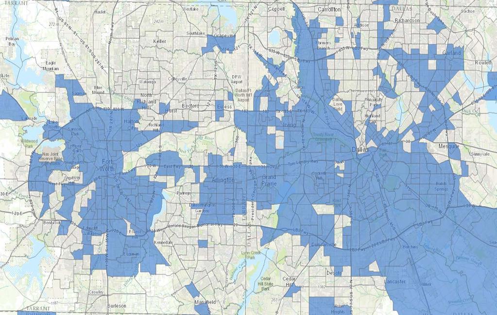 DFW Qualified Census Tracts