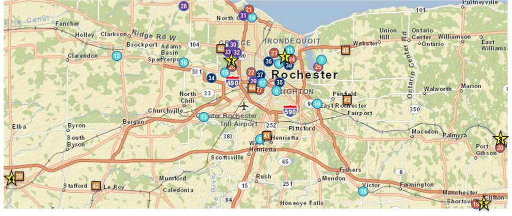 Rochester Regional Health Main Facilities Hospitals ASCs / Various Outpatient Services (cont'd) Long-Term Care Facilities (cont'd) Lab / Behavioral Health / Other 1) Rochester General Hospital 13)
