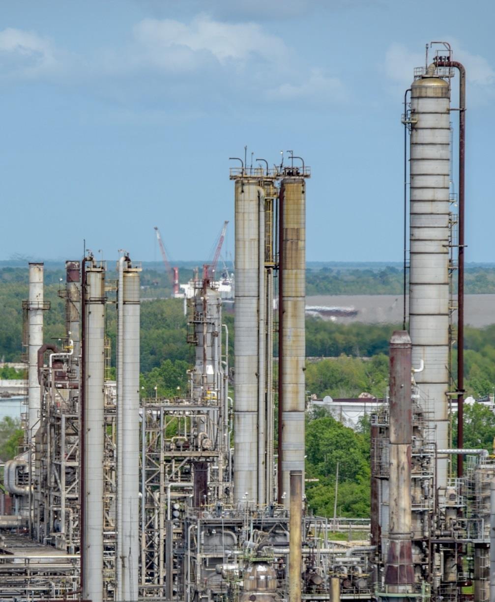 Chalmette Refinery Optimization Continues Continuing to enhance the asset Invested ~$100 million in margin improvement projects Restarted idled reformer, hydrotreater and light-ends recovery plant