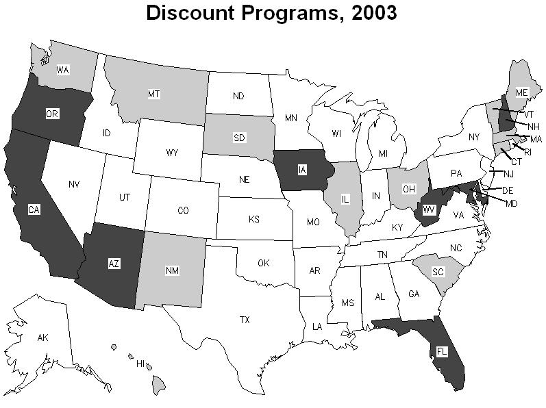 Chart S-1: State Interventions for Addressing Prescription Drug Affordability, 2003 Operational Status No program