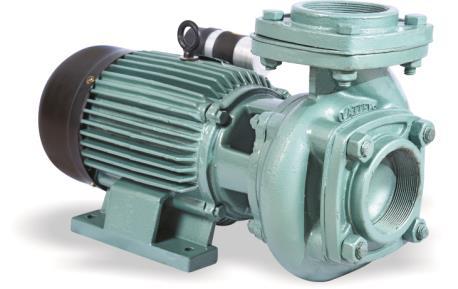 3. Centrifugal Monoblock Pumpsets Centrifugal pumps are used to transfer water by the conversion of rotational kinetic energy to the hydrodynamic energy of the water flow.