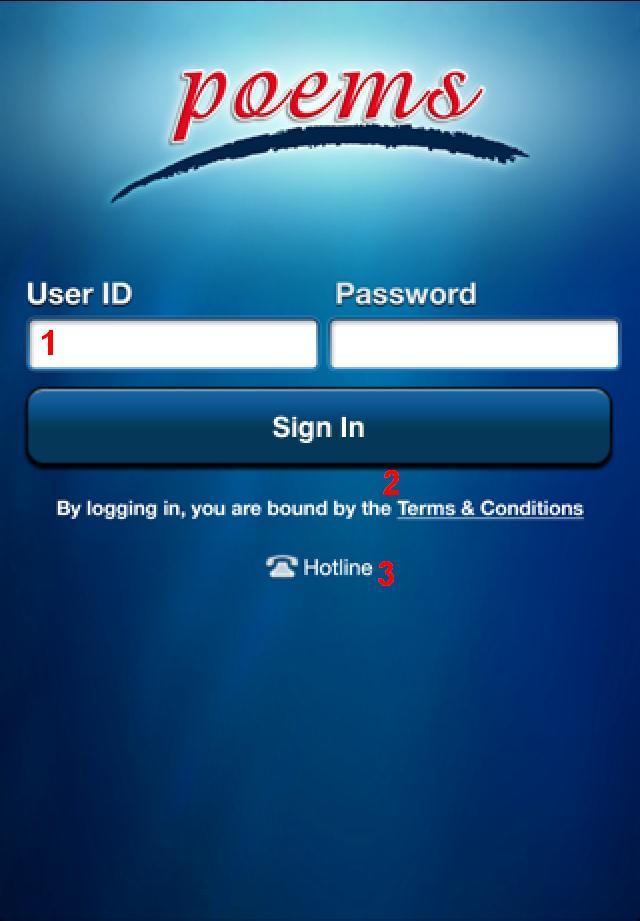 Phillip iphone Forex App Mobile Trading Platform Login Page 1. For user to key in the POEMS account number and password. 2. You must read the terms and conditions carefully before using the services.