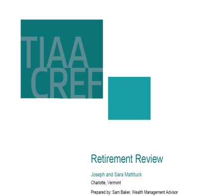 Retirement Review The cornerstone of your