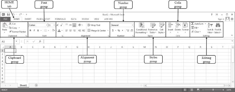 Appendix A Building Spreadsheet Models 789 FIGURE A. PORTION OF THE HOME TAB FIGURE A.