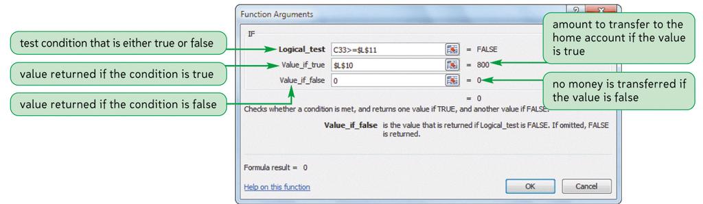 Using the IF Function Returns one value if a statement is true and returns a different value if that