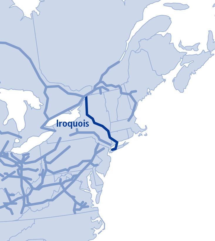U.S. Northeast: Iroquois Pending acquisition of 49.3% interest TransCanada will hold nominal ownership of 0.