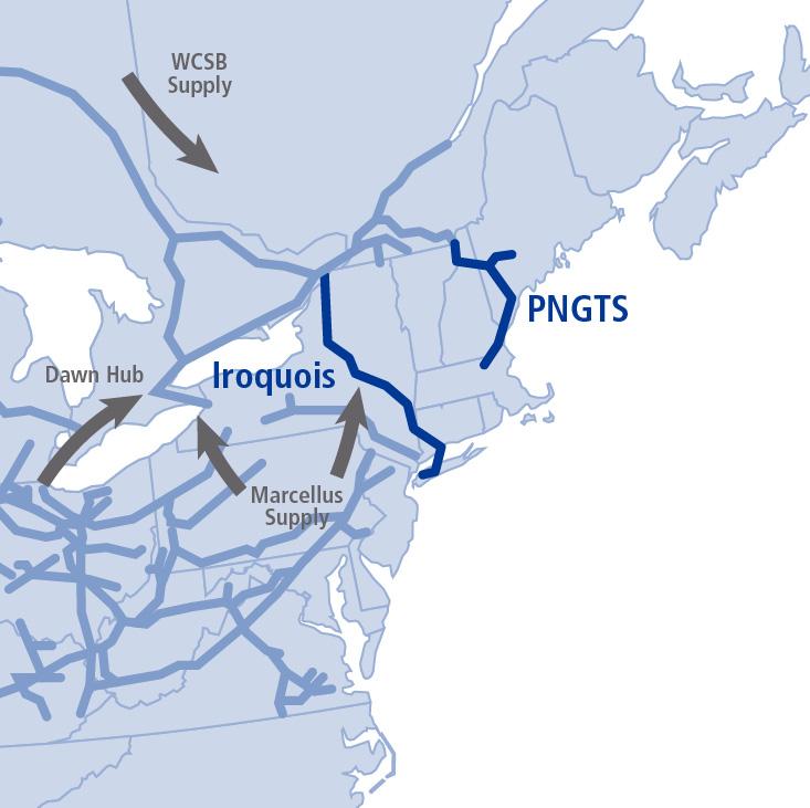 Iroquois and PNGTS Critical Energy Infrastructure in U.S. Northeast Iroquois pipeline system 49.