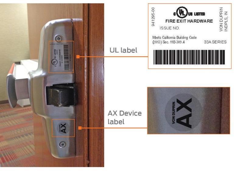 AX exit devices Featuring the 98/99, 94/95, 33/35A and 22 Series devices The exit device that requires only 5 lbs.