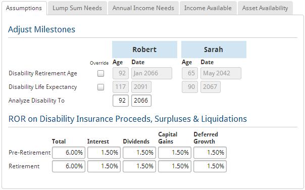 3. Select a method for analyzing disability insurance needs. Goal and Expense Analysis assesses disability insurance needs to cover the clients goals and expenses.