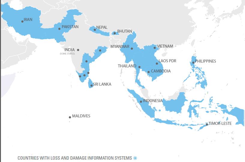 and risk reduction Maldives, Sri Lanka, Tamil Nadu (India), Thailand and Indonesia UNDP has supported more than 30 countries globally in setting up