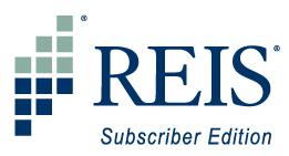 Products Reis Portfolio CRE DESCRIPTION Primary delivery platform Data on rents, vacancy rates, absorption, lease terms, property sales and new construction activity Market-based trends, comparable