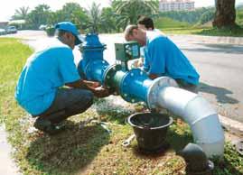follows: i. Upgrading of the water supply system at Kg Parit Mahang, Kuala Selangor. ii. Upgrading of the water supply system and pump house at Kg Darul Hidayah, Hulu Langat. iii.