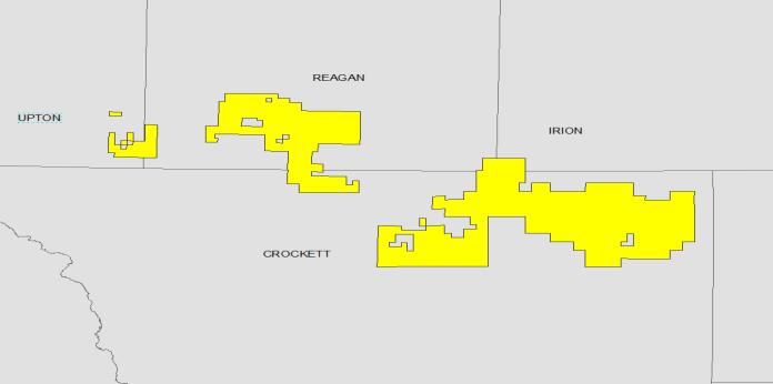 17.1 Gross Drilling Locations: 1,304 WASATCH DIMMIT WEBB SUMMIT DUCHESNE LA SALLE DAGGETT Note: