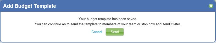 Upon saving the template, you will be presented with the following message box. If you choose Cancel, the template will be saved and the message box will close.