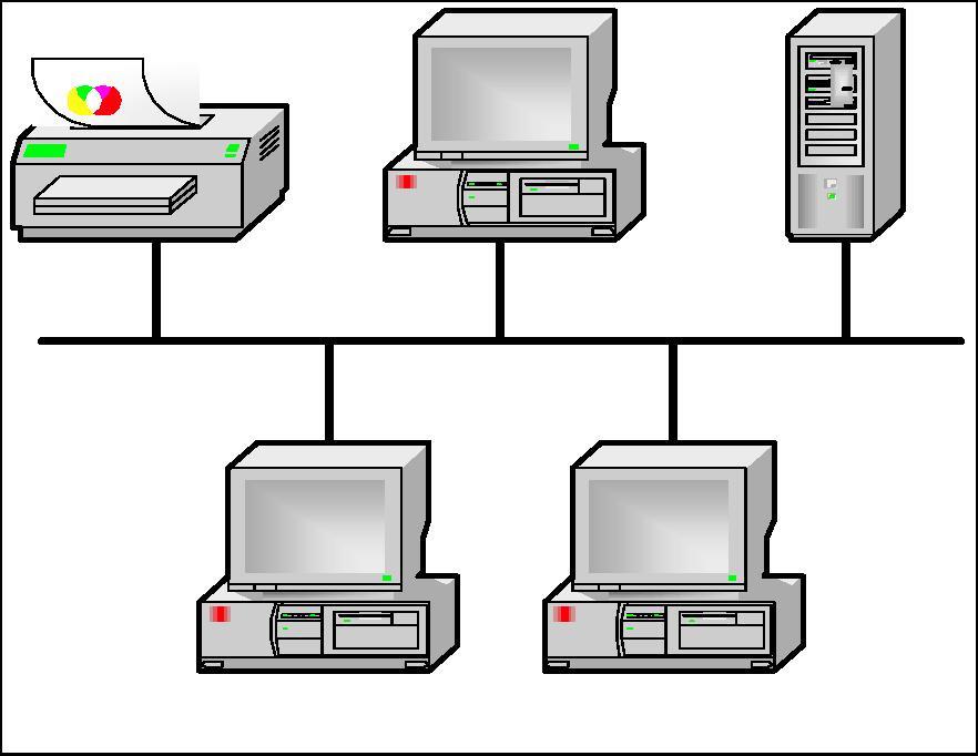 između računara, pored infrastrukture koju čini hardver potrebno je instalirati i softver koji omogućava i kontroliše komunikacije preko mreže.
