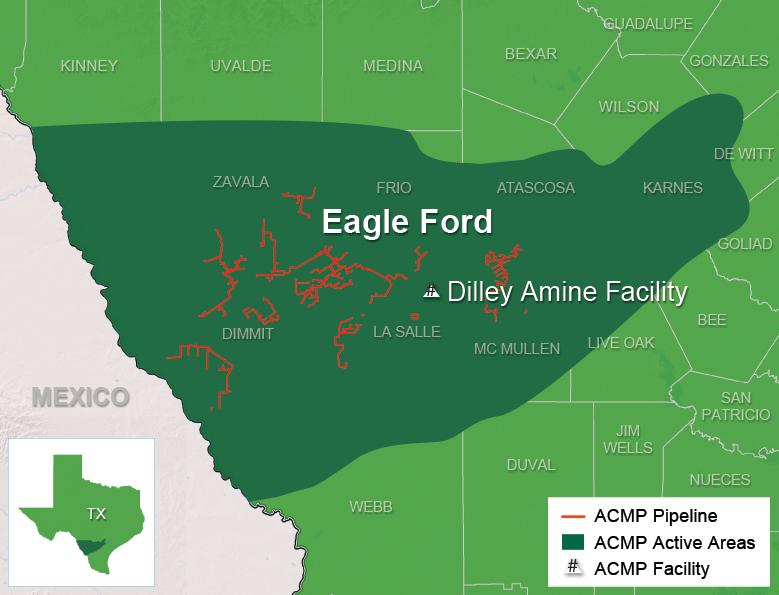 CMD EAGLE FORD OVERVIEW LIQUIDS RICH BASIN Resource Services Asset Summary Associated Gas (Oil), Wet Gas Gathering, Compression, Treating Gas Gathering Systems 12 Amine Treater (H 2 S)