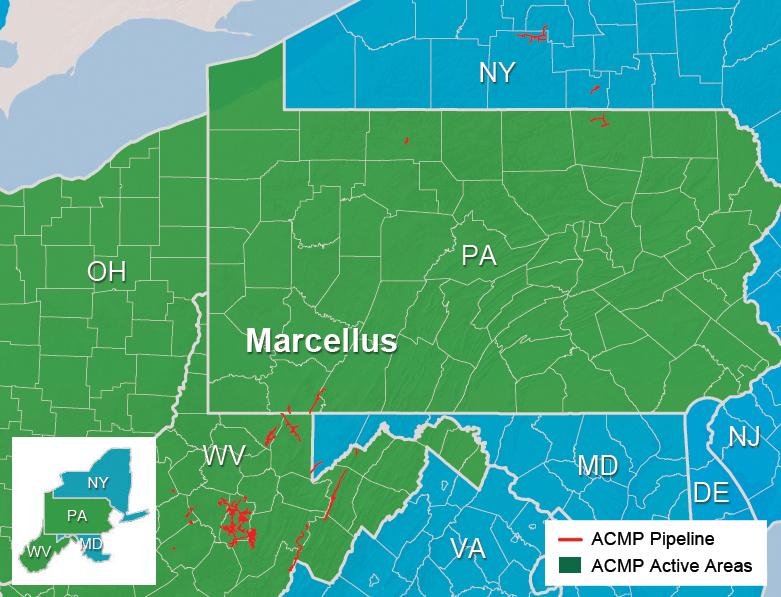 CMD MARCELLUS OVERVIEW INCREMENTAL MARCELLUS DEDICATION Resource Services Low Pressure Gas Gathering Systems Asset Summary Dry Gas Gathering, Compression CDP / Interconnect 24 Miles of