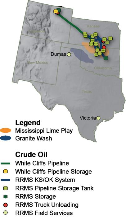 Rose Rock Midstream Crude Business Overview Cushing 7.