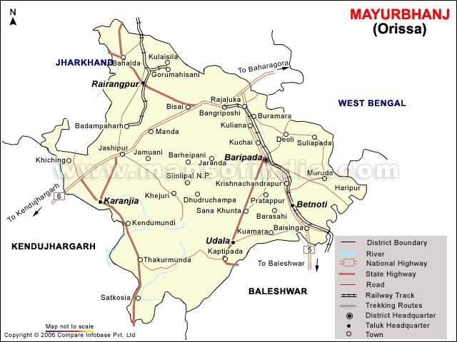 INDICATIVE LOCATION MAP OF MAHARAJPUR IRON ORE MINE