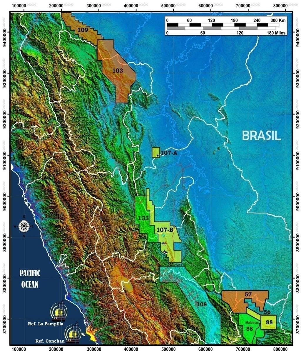 14 Central Peru Foldbelt Oil The Peruvian Foldbelt is largely under explored with a very low well density due to logistical challenges.