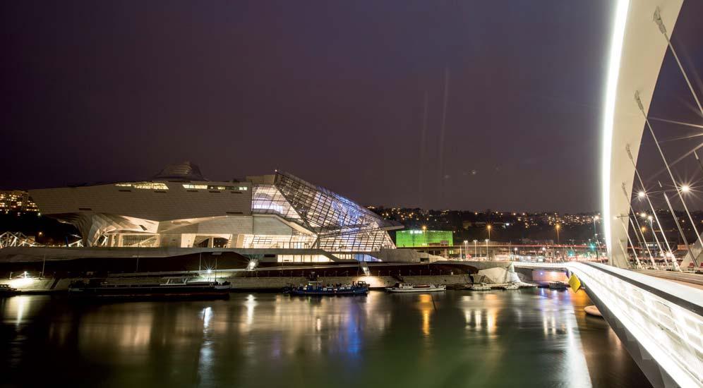 CHAPTER 8 Musée des Confluences, France Multi-technical maintenance contract with the obligation to produce a result and integration of LED lighting in the gardens.
