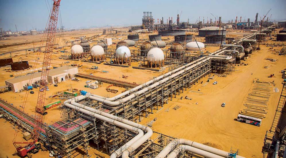 CHAPTER 11 Yasref, Saudi Arabia One of the largest oil sites in Saudi Arabia, the new Yanbu Refinery: Yasref has put SPIE in charge of the commissioning and start-up of the facilities, as well as