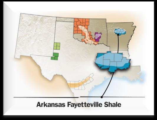 Arkansas Fayetteville Shale PHX wells primarily operated by Southwestern Energy Current production 7.