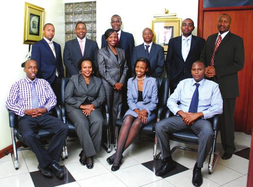 Management Team Standing l-r Mumo Muthengi, Dr.
