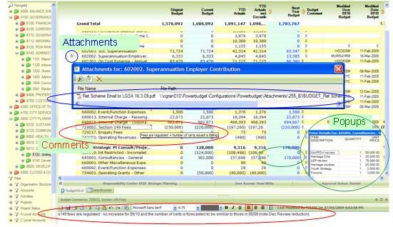 Toward Paperless Budgeting When it comes to having all of the facts on hand, budget managers can use comments, pop ups,