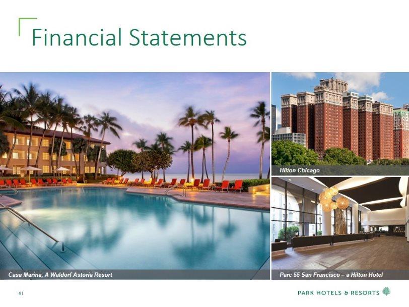 Financial Statements Casa Marina, A Waldorf Astoria