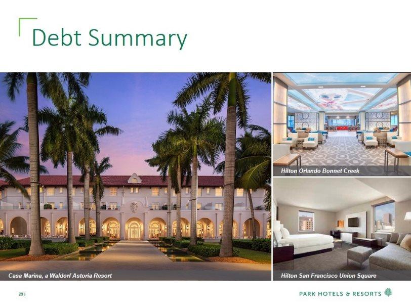 Debt Summary Casa Marina, a Waldorf Astoria Resort