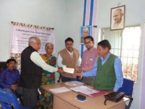 PWD Assistance Distributed to DPs by the Balodabazar Division and NGO Representative in Package 03 Assistance Distributed to DPs by the Balodabazar Division and NGO