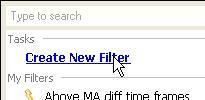 Step 11 Click on the Filter drop-down menu and choose Create New Filter.