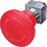 Actuators and Indicators, Metal, Round, 22 mm Actuators and indicators Siemens AG 2010 EMERGENCY-STOP devices according to ISO 13850 and IEC 6047-5-5 with holder 2).