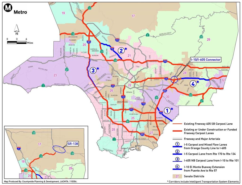 Proposed Los Angeles County Corridor